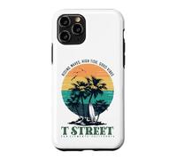 Vintage T Street San Clemente California Retro Surf Sunset Case for iPhone 11 Pro