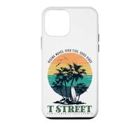 Vintage T Street San Clemente California Retro Surf Sunset Case for iPhone 12 mini