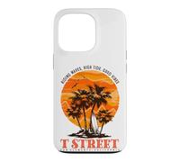 Vintage T Street San Clemente California Retro Surf Sunset Case for iPhone 13 Pro