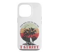 Vintage T Street San Clemente California Retro Surf Sunset Case for iPhone 13 Pro