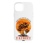 Vintage T Street San Clemente California Retro Surf Sunset Case for iPhone 15 Plus