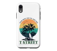 Vintage T Street San Clemente California Retro Surf Sunset Case for iPhone XR