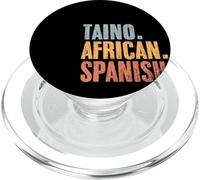 Vintage Taino African Spanish A Boricua Latino Puerto Rican PopSockets PopGrip for MagSafe
