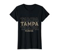 Vintage Tampa Florida Value Graphic T-Shirt, Women, Black, M