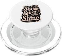 Vintage Tarot and Witch Spells Book Design Art PopSockets PopGrip for MagSafe