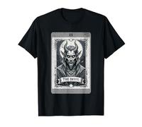 Vintage Tarot Card Death Satanic Occult The Devil Unholy T-Shirt