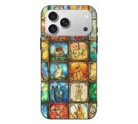 Vintage Tarot Cards Printed Phone Case Slim Cute Cellphone Protective Cover Unisex Compatible with iPhone 17/17 Air/17 Pro/17 Pro Max