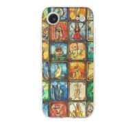 Vintage Tarot Cards Printed Phone Case Slim Cute Cellphone Protective Cover Unisex Compatible with iPhone 17/17 Air/17 Pro/17 Pro Max