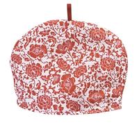 Vintage Tea Cozies, Nature Cotton Tea Pot Warmer, Teapot Dust Proof Insulated Covers Tea Kettle Quilt for Kitchen Home Table Hotel Tea Party Restaurant (Red Flower)