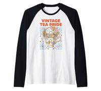 Vintage Tea Pride Afternoon Lover Culture Party Humor Cup Raglan Baseball Tee