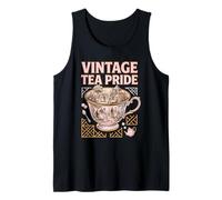 Vintage Tea Pride Afternoon Lover Garden Party Vibes High Tank Top