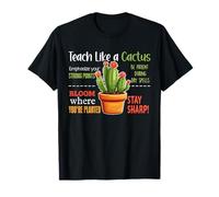 Vintage Teach Like A Cactus Teacher Back To School Women's T-Shirt