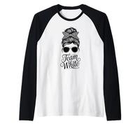 Vintage Team White Field Day Spirit Week Run Fun Dream High Raglan Baseball Tee