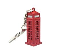 Vintage Telephone Booth British Miniature London Car Key Ring Keychains Keychain Women