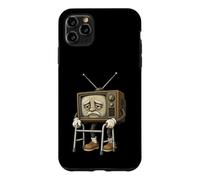 Vintage Television Elder Character Retro Broadcast Nostalgia Case for iPhone 11 Pro Max