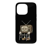 Vintage Television Elder Character Retro Broadcast Nostalgia Case for iPhone 13 Pro