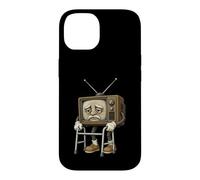 Vintage Television Elder Character Retro Broadcast Nostalgia Case for iPhone 14