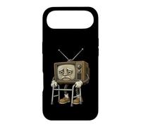 Vintage Television Elder Character Retro Broadcast Nostalgia Case for iPhone Air