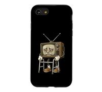 Vintage Television Elder Character Retro Broadcast Nostalgia Case for iPhone SE (2020) / 7/8