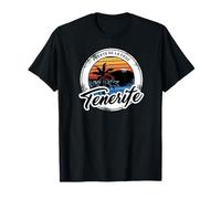 Vintage Tenerife Puerto de la Cruz with Coordinates T-Shirt