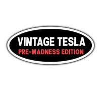 Vintage Tesla Pre-Madness Editon Anti Elon Musk Club Magnet, I Bought This Before we Knew Elon was Crazy Bumper Magnet for Car Truck CyberTruck - Car Accessories