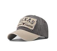 Vintage Texas Bull Cotton Baseball Cap Men Women Retro Sports Outdoor Casual Sun Hat (UK, Alpha, One Size, M, Coffee)