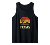 Vintage Texas Desert Cactus Scene Tank Top