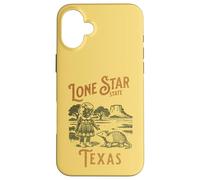 Vintage Texas Retro Armadillo Western Graphic Case for iPhone 16 Plus