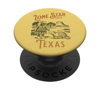 Vintage Texas Retro Armadillo Western Graphic PopSockets Adhesive PopGrip