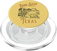 Vintage Texas Retro Armadillo Western Graphic PopSockets PopGrip for MagSafe