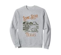 Vintage Texas Retro Armadillo Western Graphic Sweatshirt