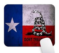 Vintage Texas State Flag Don't Tread on me Mouse Pad