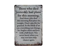 Vintage Textured Background With Inspirational Quote Retro Tin Sign, Vintage Metal Sign Wall Decor for Home Bar, Cafe, Metal Poster 8x12 inch