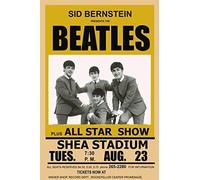 Vintage The Beatles Rock & Roll Concert Gig Band Advertisement Poster Print (A5 147 x 210mm)
