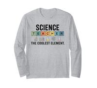 Vintage The Coolest Element Periodic Table Science Teacher Long Sleeve T-Shirt