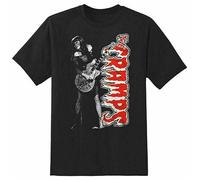 Vintage The Cramps Band Men T-Shirt Black Cotton Tee Funny Vintage Gift for Men Black L
