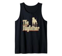 Vintage The Dogfather Australian Butbull Dog Owner Tank Top