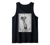 Vintage The Hermit Tarot Card Gothic Retro Mystic Occult Men Tank Top