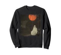 Vintage The Lonely Haunter Boo Ghost Halloween For Men Women Sweatshirt