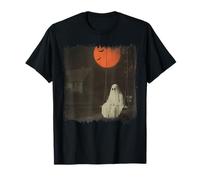 Vintage The Lonely Haunter Boo Ghost Halloween for Men Women T-Shirt