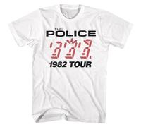 Vintage The Police British American Wave Alternative Punk Pop Rock T-Shirt B WhiteLarge