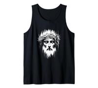 Vintage The-Shroud Of Turin Holy Face Of Jesus Religious Tank Top