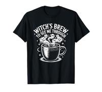 Vintage The Witches Brew Coffee Lovers Shirt On Halloween T-Shirt