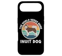 Vintage The World Needs More Inuit Dog Retro Dogs Lover Case for iPhone Air