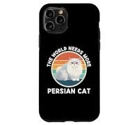 Vintage The World Needs More Persian Cat Retro Cats Lover Case for iPhone 11 Pro