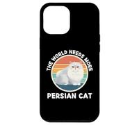Vintage The World Needs More Persian Cat Retro Cats Lover Case for iPhone 12 Pro Max