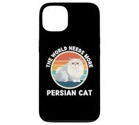 Vintage The World Needs More Persian Cat Retro Cats Lover Case for iPhone 13