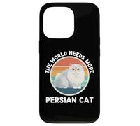 Vintage The World Needs More Persian Cat Retro Cats Lover Case for iPhone 13 Pro