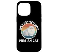 Vintage The World Needs More Persian Cat Retro Cats Lover Case for iPhone 14 Pro Max