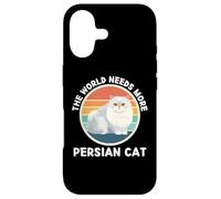 Vintage The World Needs More Persian Cat Retro Cats Lover Case for iPhone 17